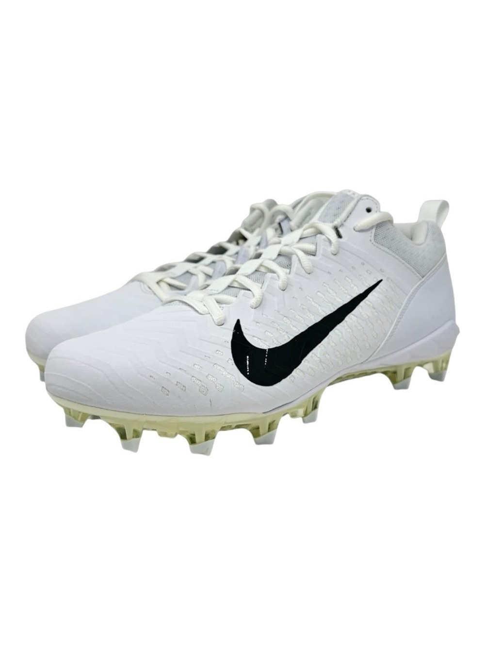 NIKE Alpha Men's  'White Black' Menace 2 Low Men's Football Cleats Size 16